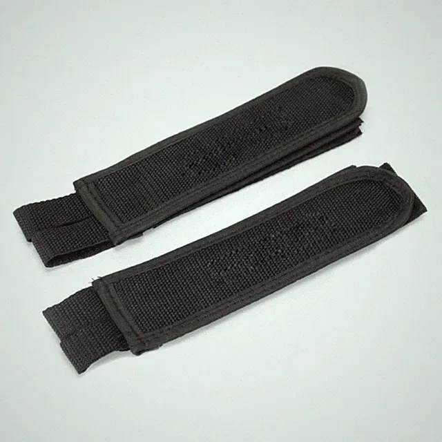 1 Pair New Fixed Gear Fixie BMX Bike Bicycle Double Pedal Toe Straps Black E