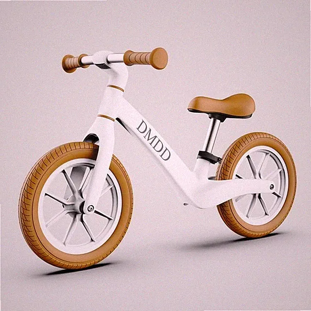 12" Toddler Balance Bike for 2-5 Years, No-Pedal Kids Indoor/Outdoor First Bike