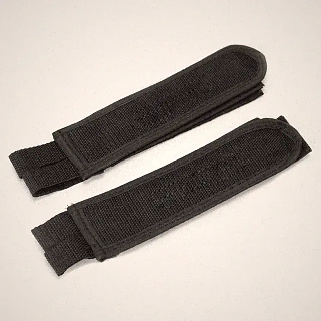 2 Pieces Fixed Gear Fixie BMX Bike Bicycle Double Pedal Toe Straps Black New