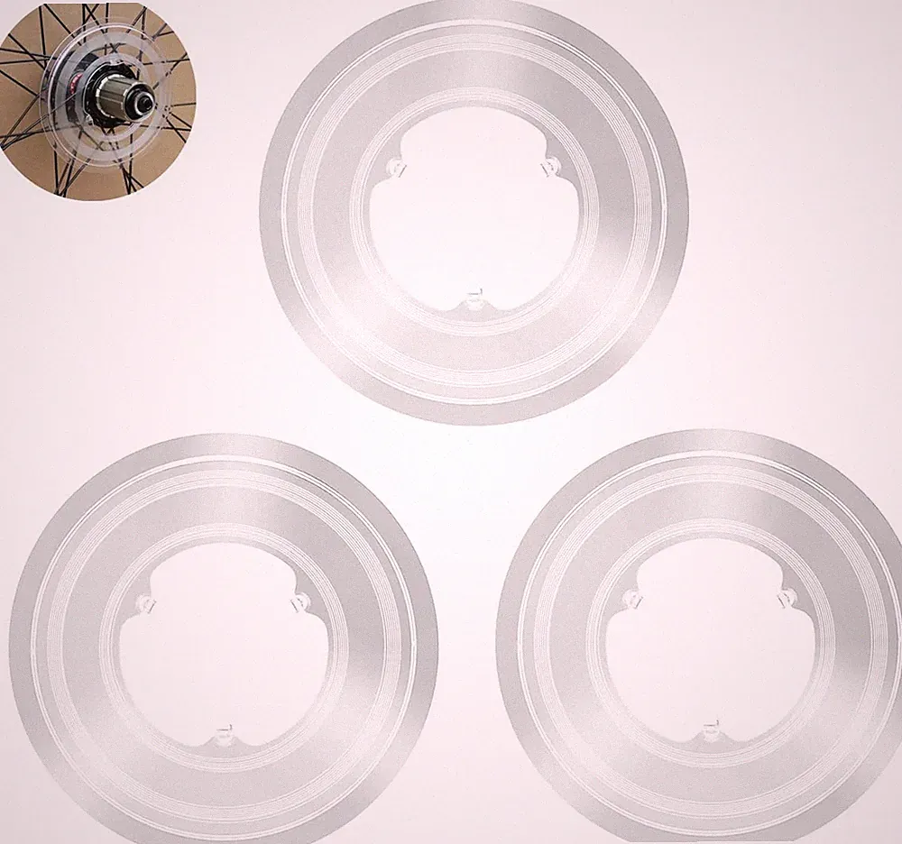 3 Pack Bike Spoke Protector Flywheel Spokes Guard Plastic Cover for Bicycle Rear