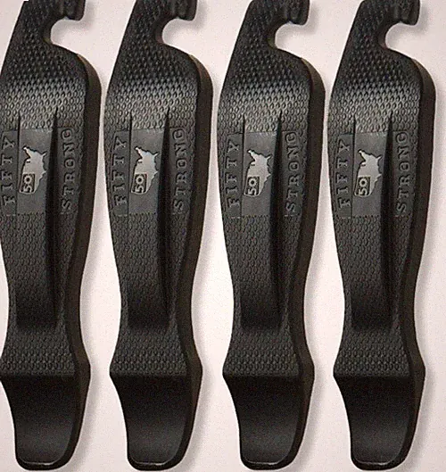 50 Strong Bike Tire Levers – Set of 4 Ultra-Strong Tire Spoons with Easy-Grip In