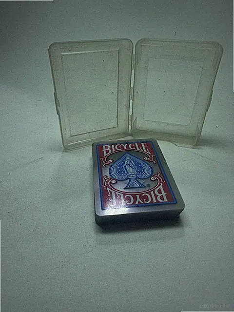Bicycle Clear Plastic Poker Playing Cards Blue Red Outdoor Waterproof Missing 1