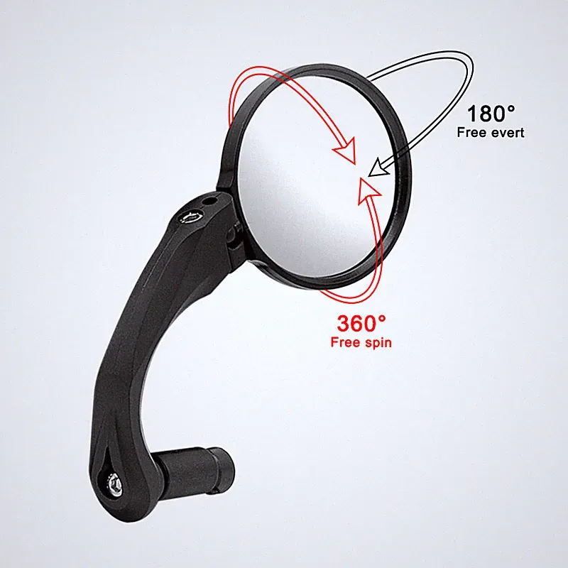 Bicycle Mirror Rearview Bike E-Bike Mountain Road Cruiser Hybrid Bar-End MTB