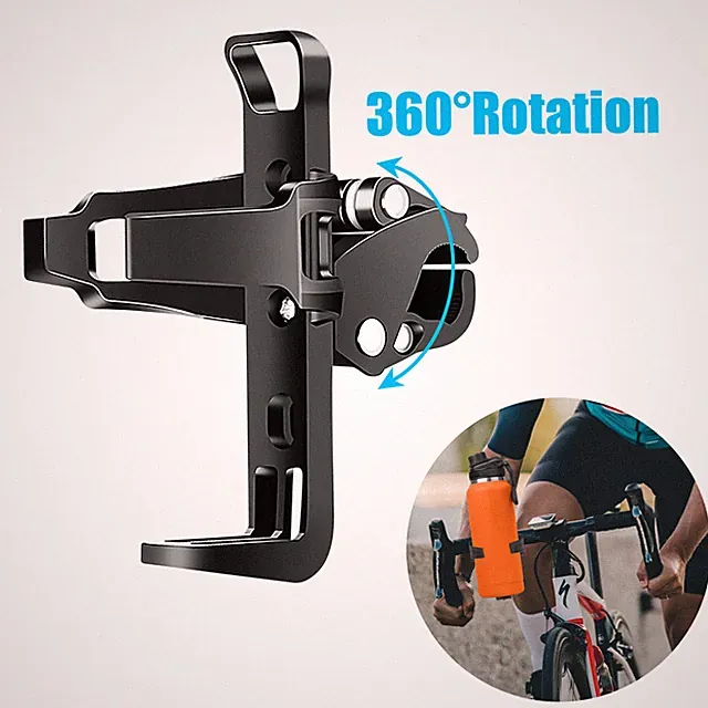 Bicycle Water Bottle Holder Mount Handlebar Rack MTB Bike Cycling Drink Cup Cage