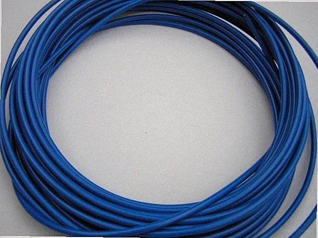 BLUE 25' BICYCLE BIKE LINED BRAKE CABLE HOUSING 25 FOOT ROLL BLU