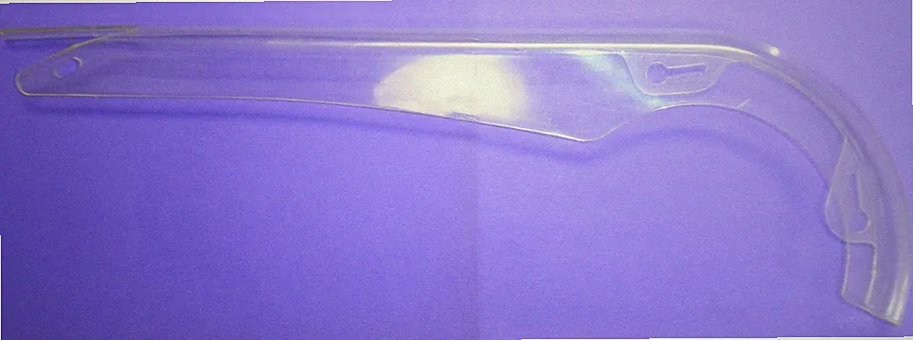 CLEAR PLASTIC BICYCLE CHAIN GUARD BIKE PARTS 281-2