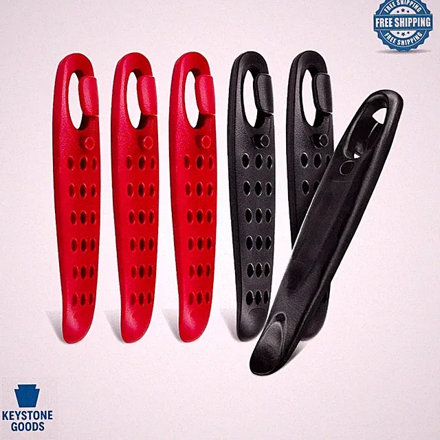 Compact Bicycle Tire Levers Set – Heavy Duty Plastic, Includes 6 Pieces for Q...