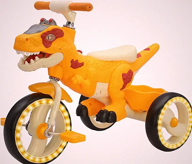 Dinosaur Tricycle for Kids - Fun Bike with Music & Lights for Ages 3-7