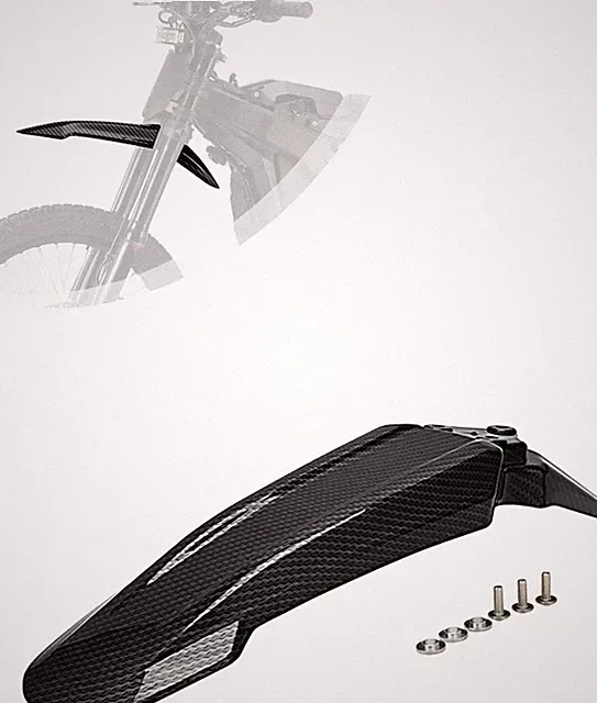 Electric Dirt Bike Front Fender for E Ride Pro,PP E Bike Mudguard Mud Guard