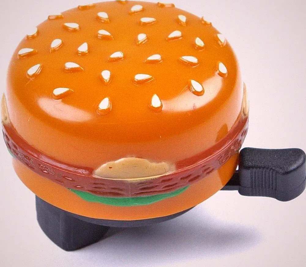 Hamburger Bicycle Bell Kids Scooter Cheeseburger Burger