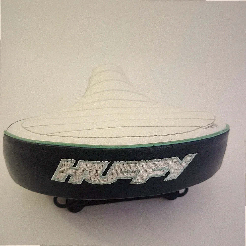 Huffy Bicycle Saddle Seat White Diamond Spring Comfort Girls Cruiser Bike BB2