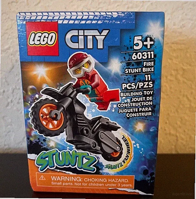 LEGO City STUNTZ Fire Stunt Bike 60311 Building Toy NEW SEALED
