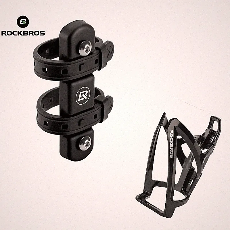 ROCKBROS Bicycle Bottle Cages,Plastic Bike Bottle Holder with Cage Mounting Base