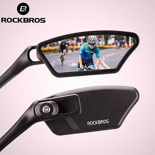 ROCKBROS Bicycle Handlebar Rearview Mirrors 360° Rotation Bike Mirrors Sturdy