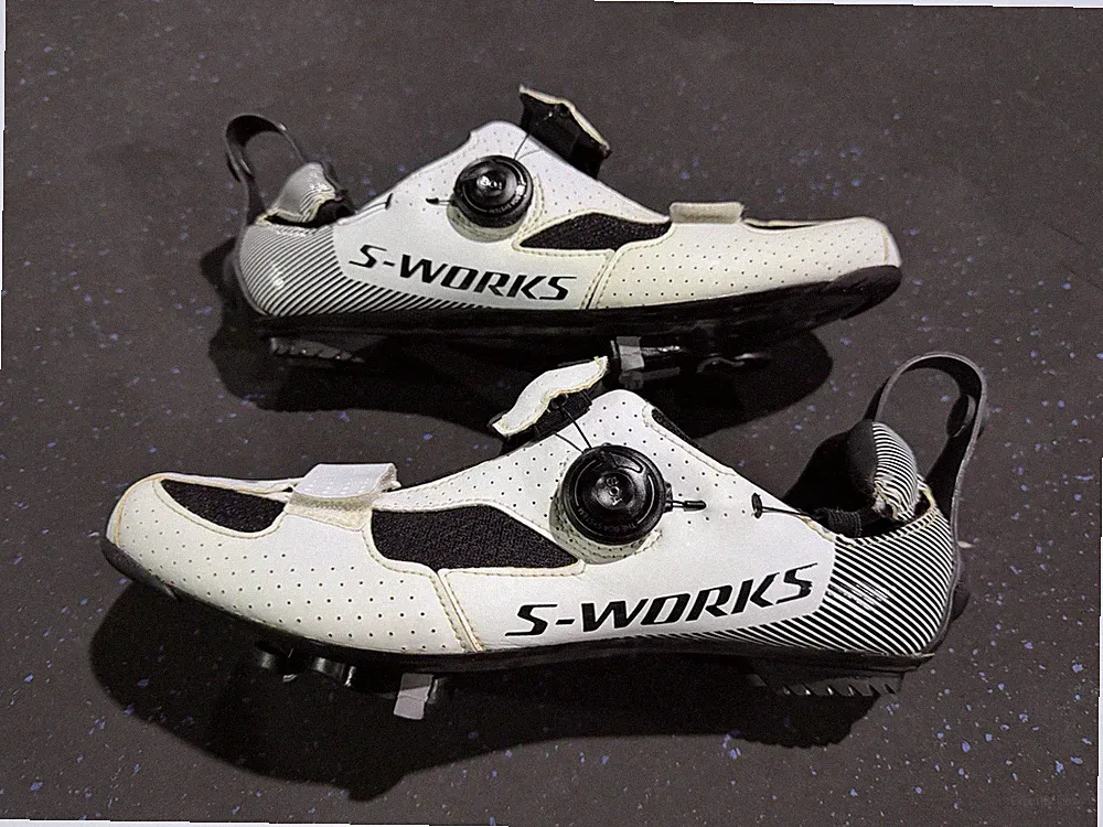 Specialized S-Works Trivent Triathlon Shoes White Black EU 42