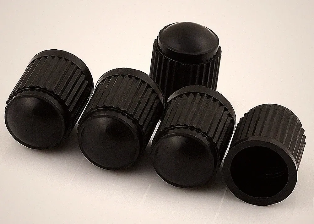 Valve Stem Caps for Car, Motorcycle, Truck, and Bicycle (5-Pack)