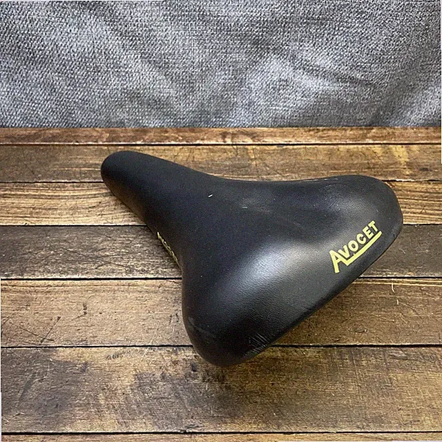 Vintage Avocet Touring Seat NOS Saddle Black 1970s 1980s Road MTB Bike Italy