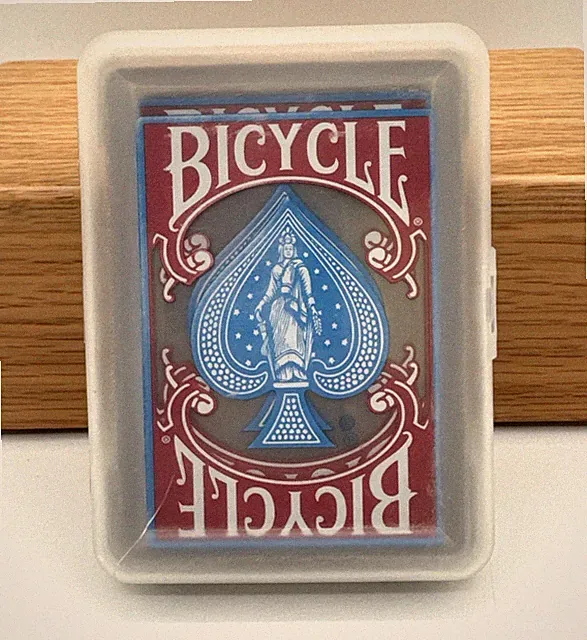 Vintage Bicycle Clear Waterproof Plastic Standard Poker Playing Cards Complete