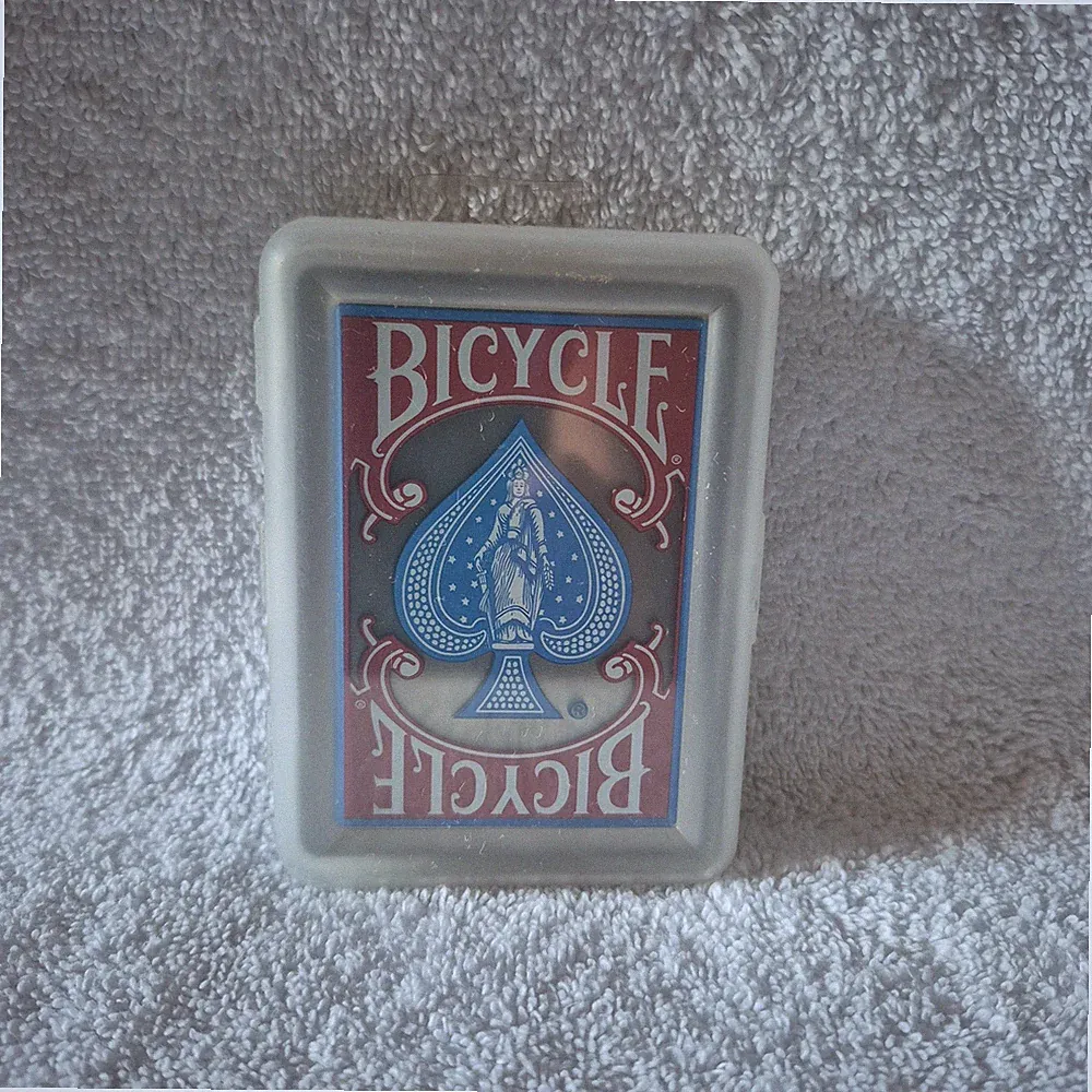 Vintage Bicycle Poker Clear Plastic Playing Cards Waterproof Sealed