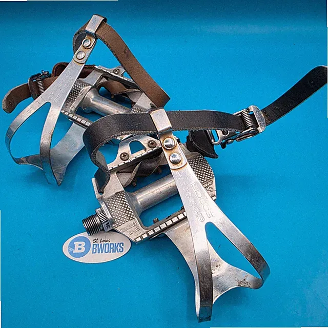 Vintage SR Eleven Touring Bike Pedals 9/16" SP-11 Christophe Special Cages g13