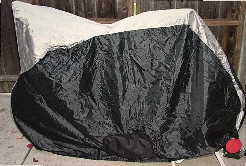 Waterproof Bicycle rain cover tarp bike garage fits all storage, woven material