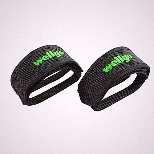 Wellgo Fixed Gear Single Speed Vintage Classic Bike Bicycle Pedal Straps - Black