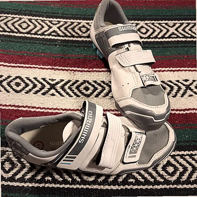 Womens Size 41 8.5 Shimano Dynalast Road Cycling Shoes White WM53
